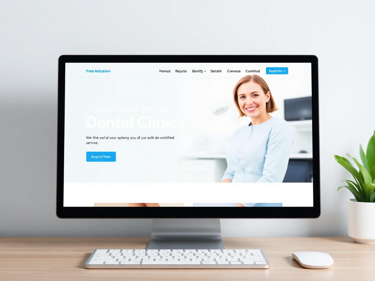 Healthcare website design for Northline Dental