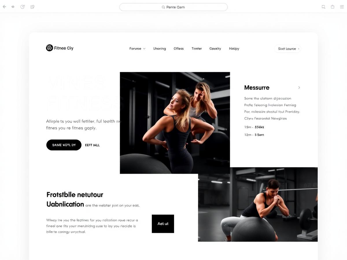 Fitness website design for Forge Athletic